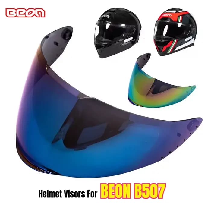 Visière Moto BEON B507 – Lentille Colorée Thé Foncé