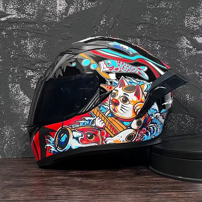 Casque de Moto Intégral pour Homme