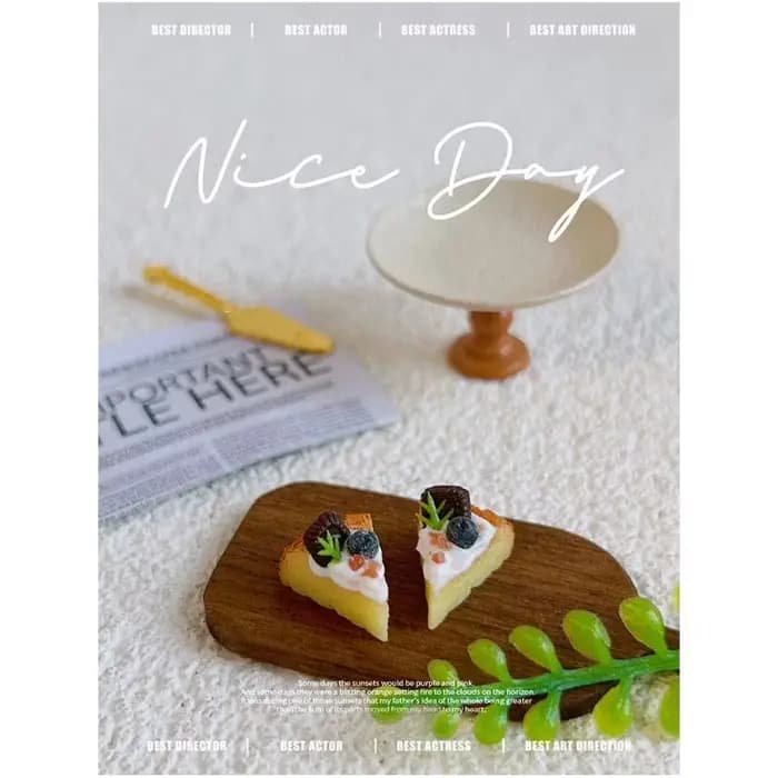 1 pièce d'accessoires de meubles de cuisine pour maison de poupée, mini-gâteau basque, pain, dessert DIY, mini-aliments, crème dessert, miniatures 1/12 pour maison de poupée