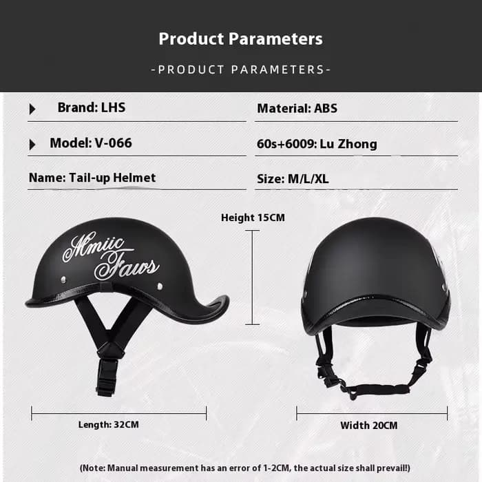 Casque de moto rétro pour la conduite urbaine