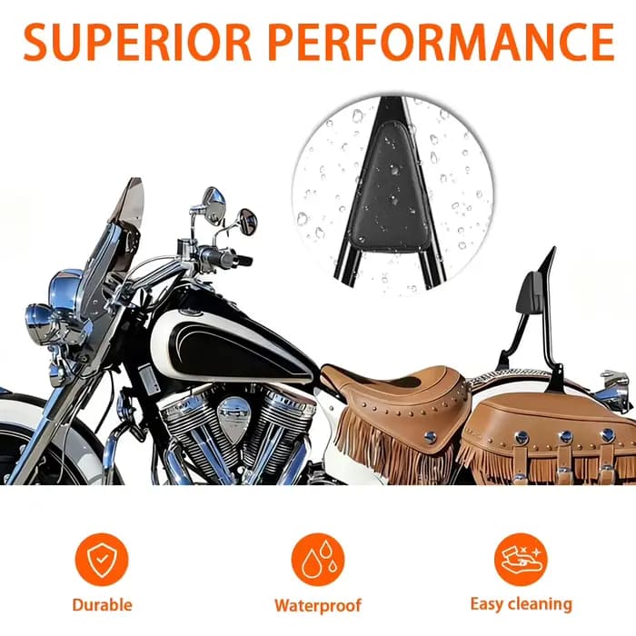 Accessoires de moto, dossier arrière Sissy Bar pour Indian Chief Vintage Classic 2014 - 2018