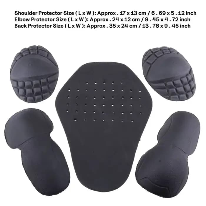1/5 pièces moto équitation épaule coude dos Protection Pad course armure sûr