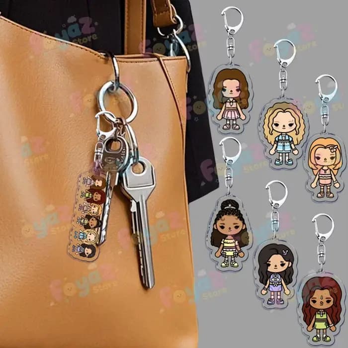 Cool K-pop Katseye porte-clés accessoires sac breloques mignon MANON ‌ SOPHIA Femme ‌ DANIELA Gamer porte-clés bijoux Fans Freinds cadeau