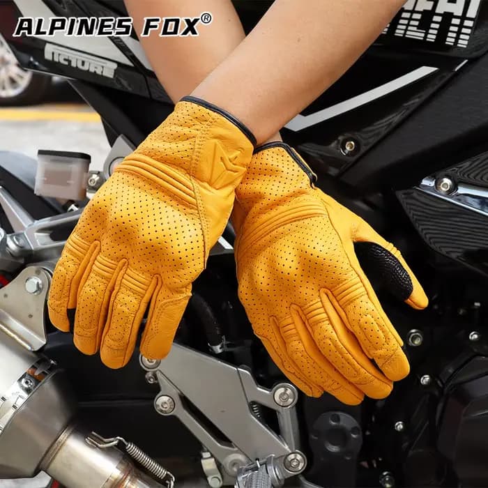 Gants de Moto Rétro en Cuir group