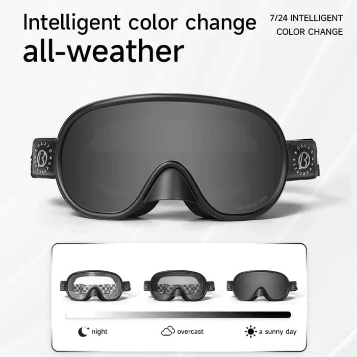 Lunettes de moto photochromiques