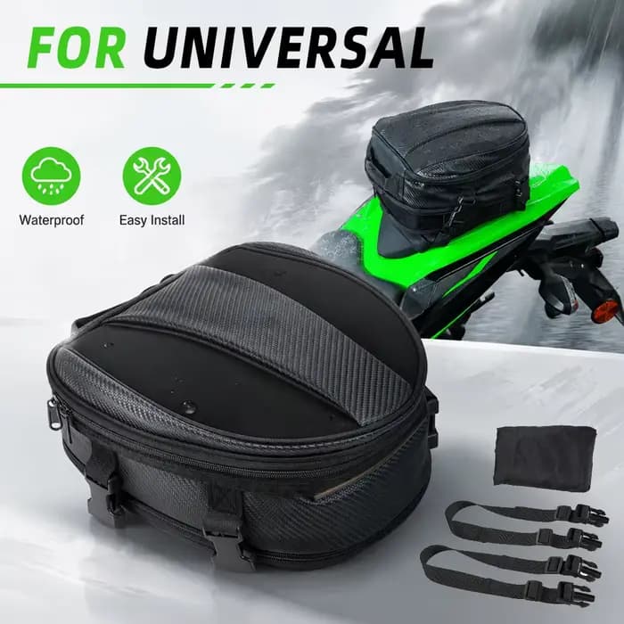 Sacs de selle arrière étanches pour motos