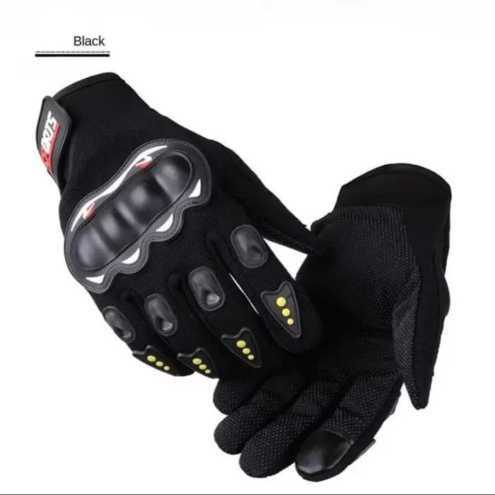 Gants de moto de protection des doigts complets