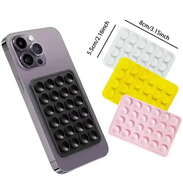 Support de téléphone en silicone à ventouse