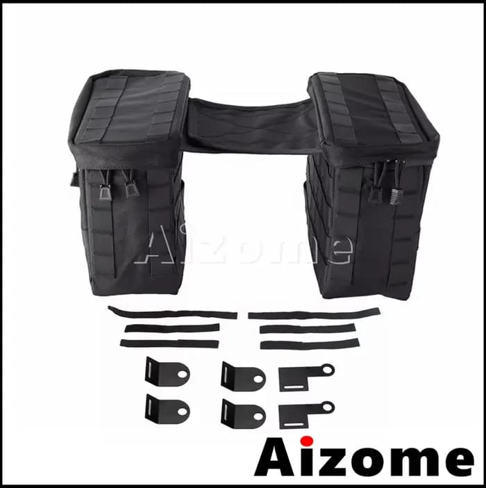 Sacs de selle latéraux de moto imperméables