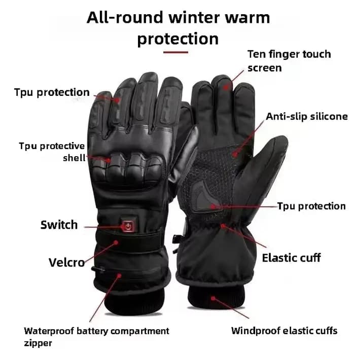 Gants chauffants chauffe-mains