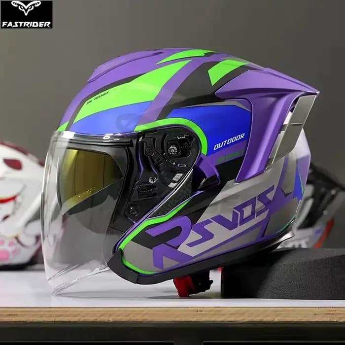 Ryzen casque de moto hommes et femmes été 3/4