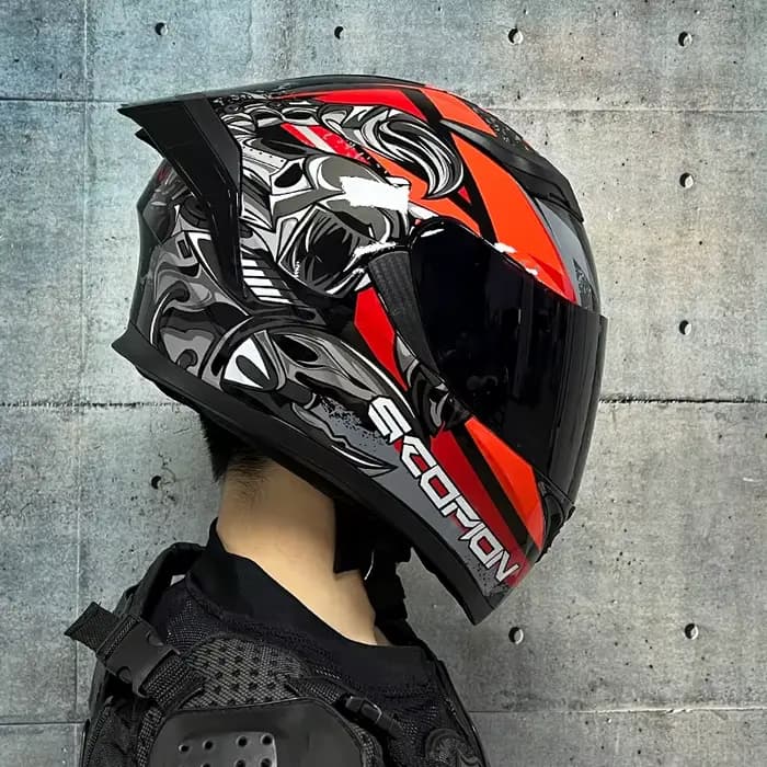 Casque de moto pour été et hiver
