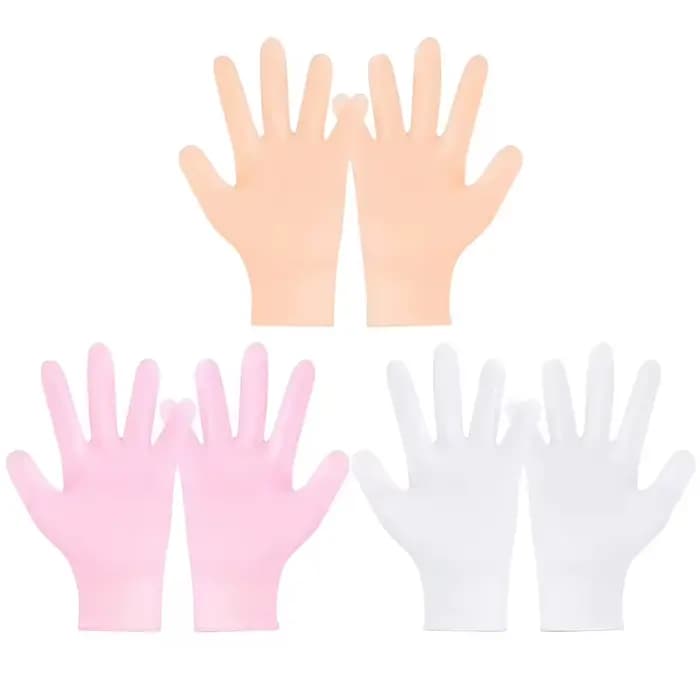 Gants hydratants en Silicone, antidérapants, pour enlever la peau morte, prévenir la sécheresse, exfoliants, outils de soins des mains