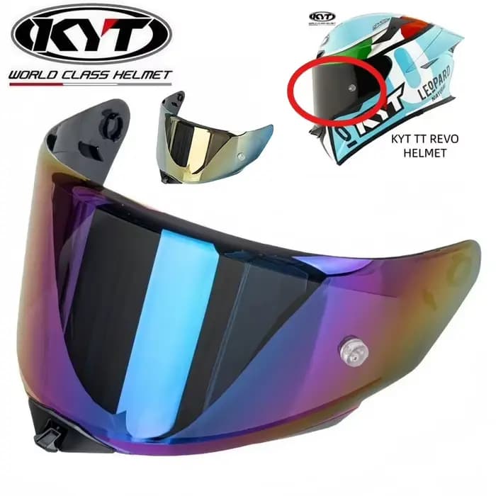 Visière de casque KYT TT REVO 2026 Nouvelle Édition pour moto