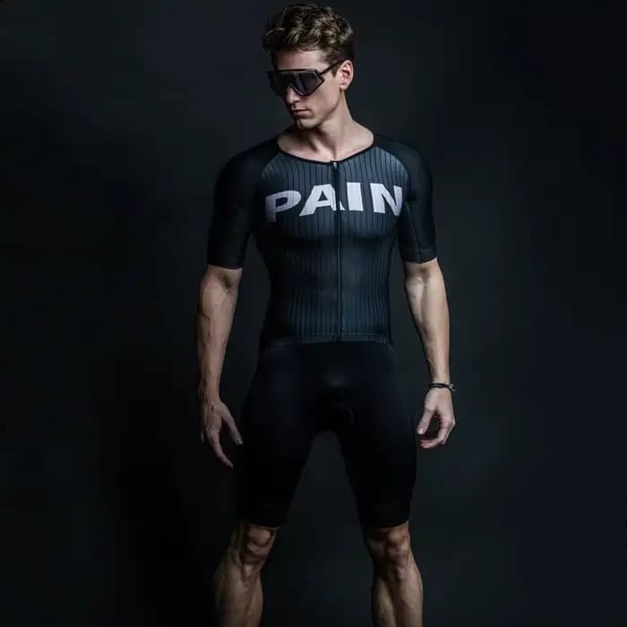 Combinaison de cyclisme pour homme à manches courtes, tenue de vélo VTT, combinaison de triathlon, ensemble de cyclisme homme, vêtements de sport, kit de course