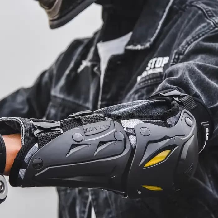 Genouillères épaisses pour moto