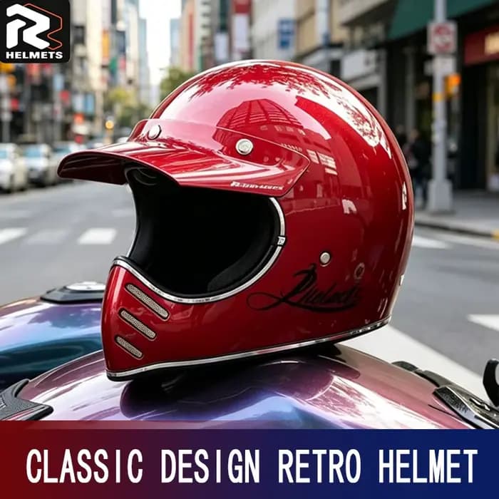 Casque de moto, casque cross-country