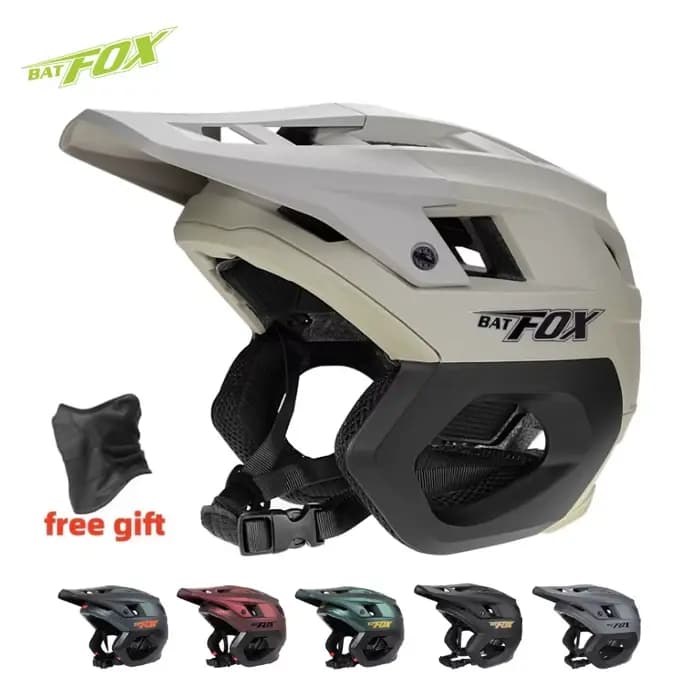 BATFOX 3/4 casque de vélo vtt demi-visage