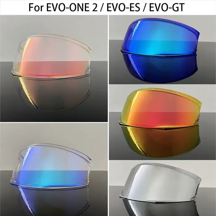 EVO ES casque visière lentille moto modulaire rabat avant