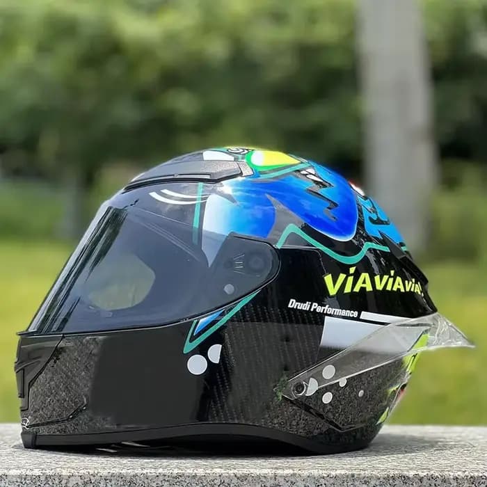 Casque de moto intégral d'équitation hommes et femmes Viavia