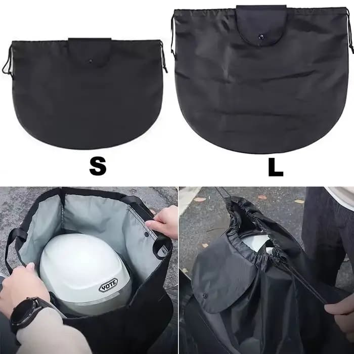 Sac de rangement portable pour casque intégral/demi-visage de moto