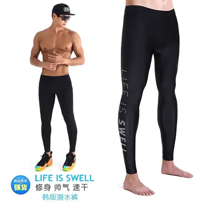 Combinaison de plongée pour hommes et femmes, pantalon de plongée en apnée fendu, séchage rapide, protection solaire, surf, équitation en plein air, serré, méduse, pantalon de bain
