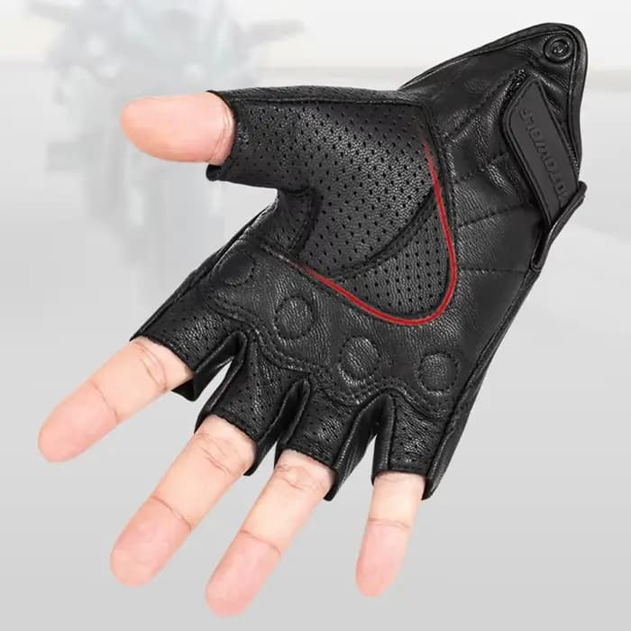 Gants de moto en cuir véritable pour BMW et HONDA