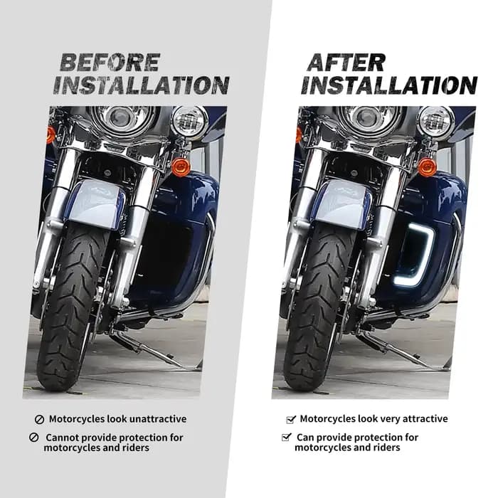 Ensemble de boîtes de rangement ventilées pour moto