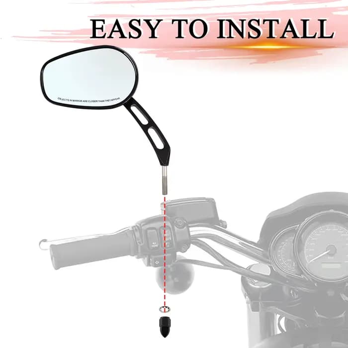 Rétroviseur latéral pour Harley Touring Road King XL 883 Sportster Fatboy ocia FXDF FLSTF Softail Hurcycles