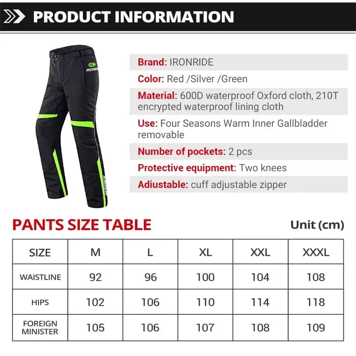 Veste de Motocross pantalon