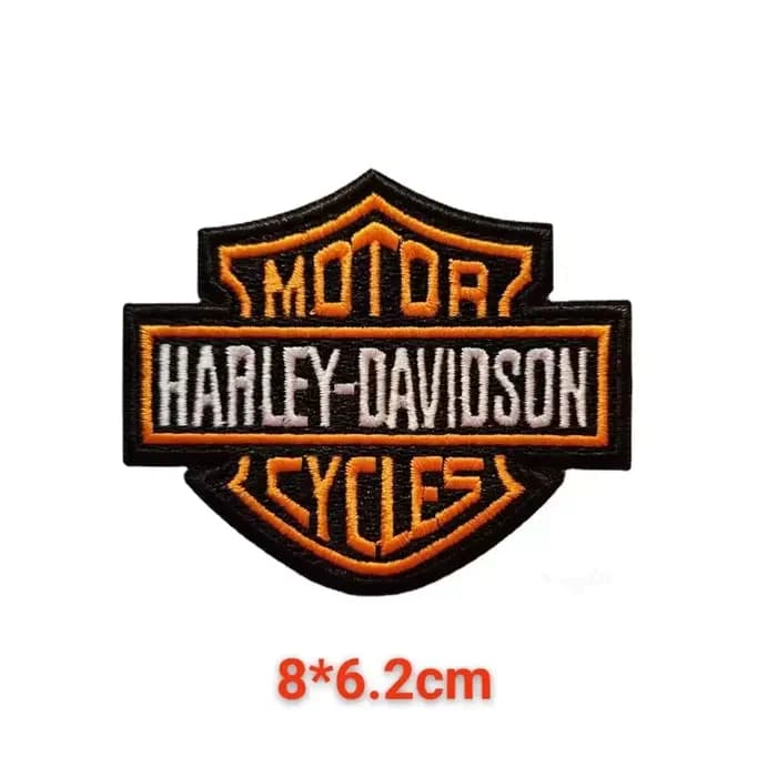 Patch décoratif en cuir pour gilet de moto