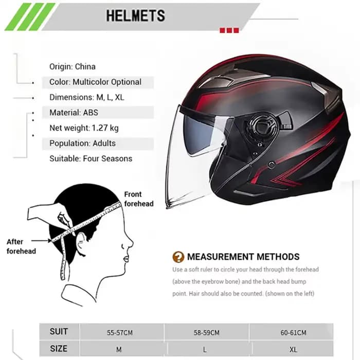 Casques de moto pour hommes casque