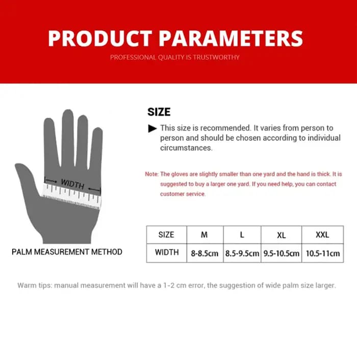 Gants de moto d'été anti-chute