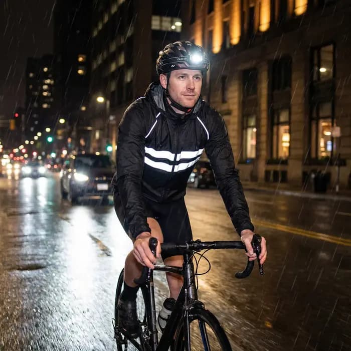 Veste de cyclisme réfléchissante haute visibilité
