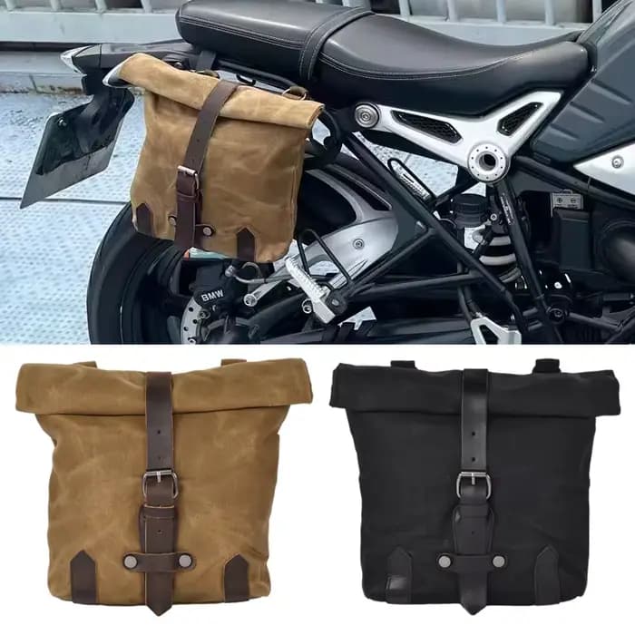 Sacoche latérale rétro pour moto