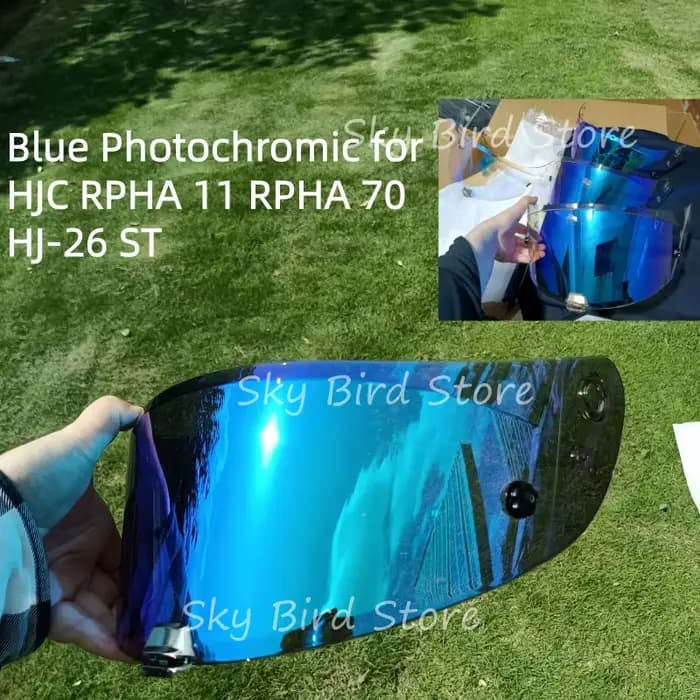 Visière photochromique accessoires de Moto lentille de casque pour HJC RPHA 11