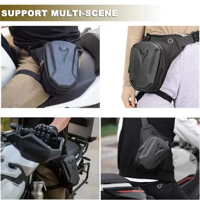 Sac de jambe imperméable pour moto