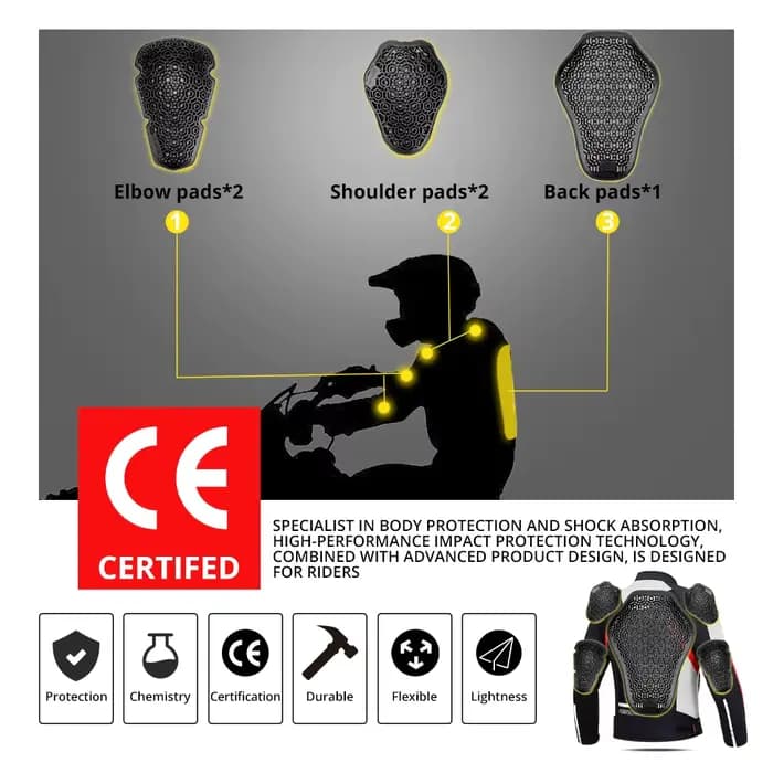 Équipement de Protection de moto pour l'équitation en plein air