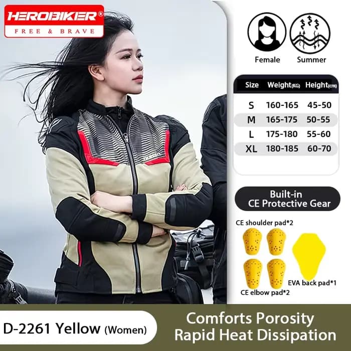 DUHAN veste de Moto femmes respirant maille