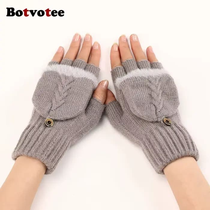Botvotee – gants noirs avec Forrchettes