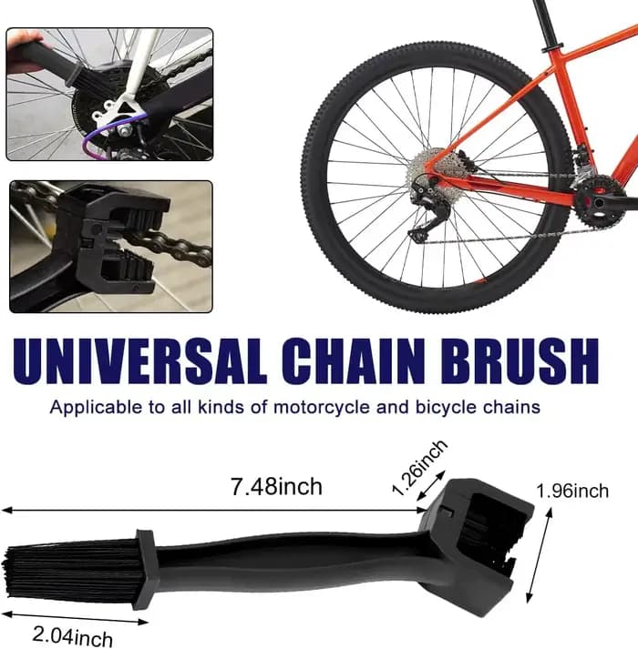 Nettoyeur de brosse de chaîne de Moto en plastique