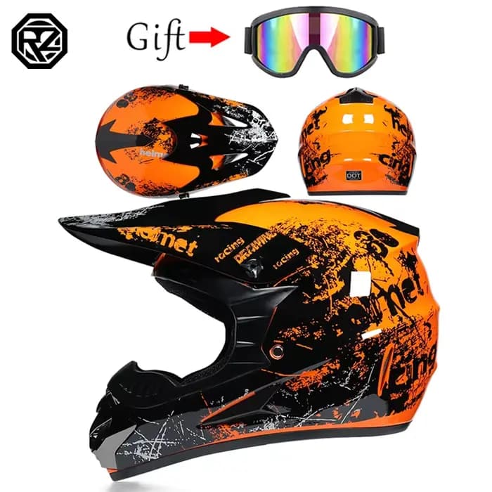 Homme femme Motocross casque moto ATV