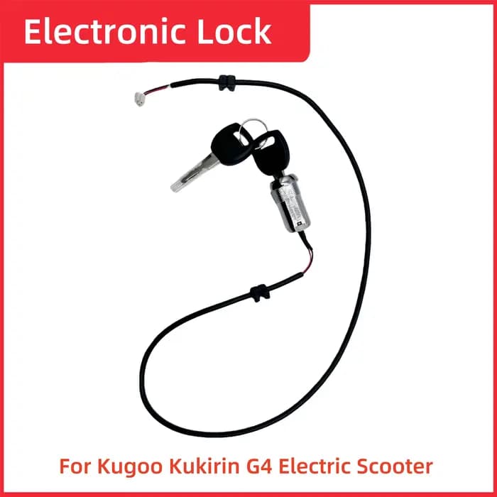 Cylindre de serrure électronique Original Kukirin G4 avec clé pour trottinette électrique Kugoo Kirin G4