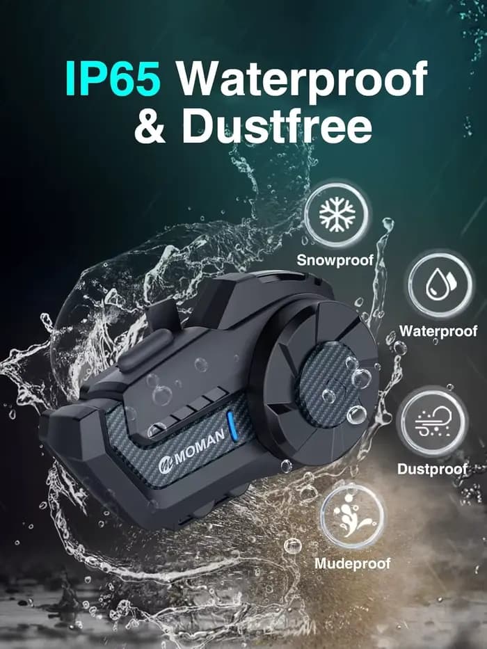 Intercom pour casque de moto Moman H2Pro