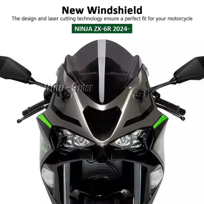 Accessoires de moto pare-brise Double bulle pour KAWASAKI NINJA ZX-6R ZX 6R