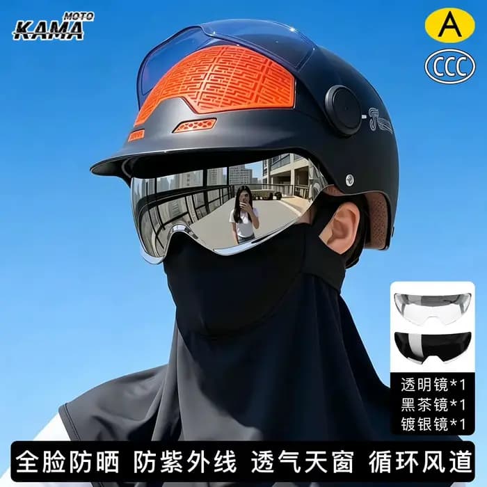 Casque de moto pour hommes
