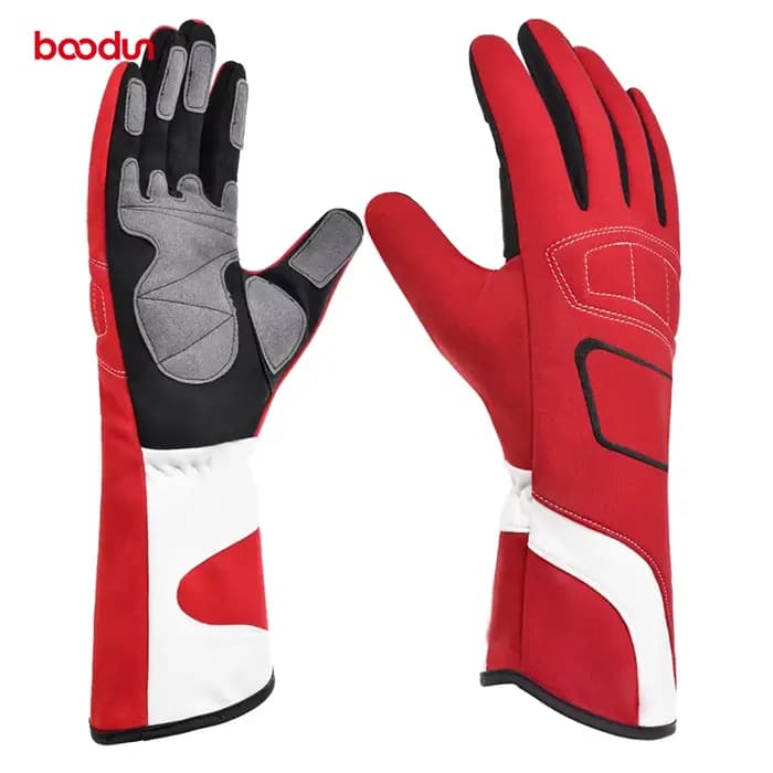 Gants de course de karting longs