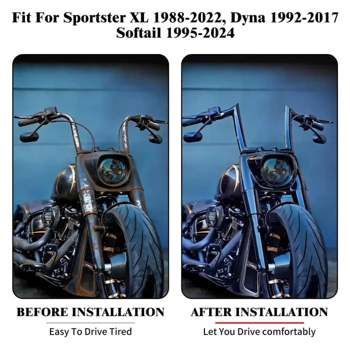 Support de guidon de moto 10 pouces