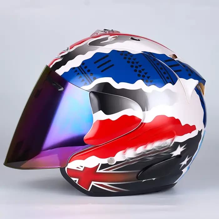 Casque de sécurité moto course hors route unisexe Doohan demi-casque saison d'été hommes et femmes