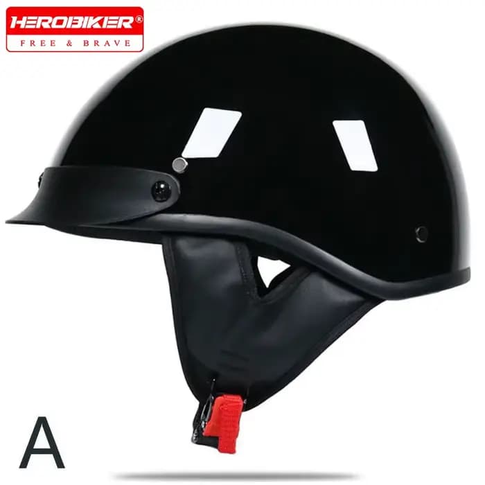 Casque de moto certifié DOT demi-casque